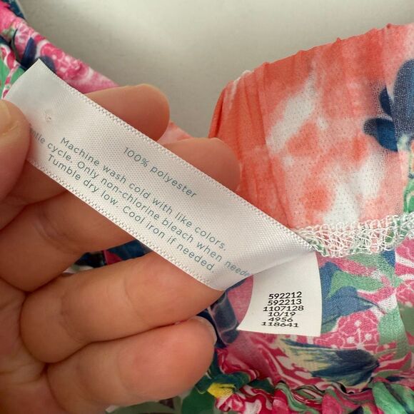 Swim by Cacique Women’s 22/24 Floral Sheer Skirt Cover Up - Picture 3 of 5